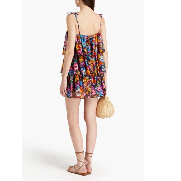STELLA MCCARTNEY**Floral Tiered Dress Coverup**Small $610 - Picture 3 of 4